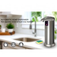 Touchless Infrared Sensor Waterproof Stainless Steel Desktop Sanitizer Dispenser Alcohol Spray Soaf Dispenser